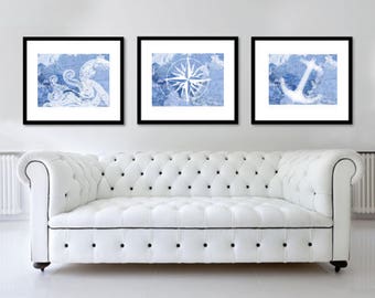 BEACH DECOR Set of 3, wall art print, nautical, Instant DOWNLOAD,  BEAch Art, svg, Jpg, Png, Printable Art, Wall Decor, Beach Print