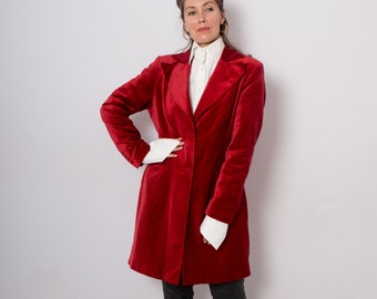 next red velvet jacket