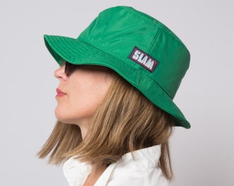 90s Green Funny Bucket Hat Unisex Gift for Girlfriend Boyfriend