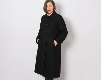wool trapeze coat