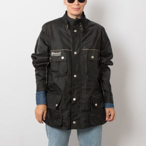 BELSTAFF Jacket Black Rain Jacket Men Nylon Parka Large Size Gift for Boyfriend Husband Partner Father Etsy UK