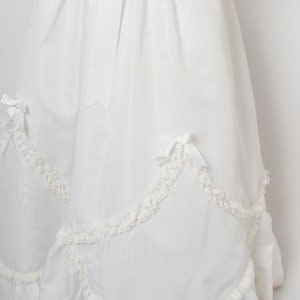 1980s White Puff Sleeve Wedding Dress Princess Wedding Dress inspired Victorian Edwardian Wedding dress Medium Size image 9