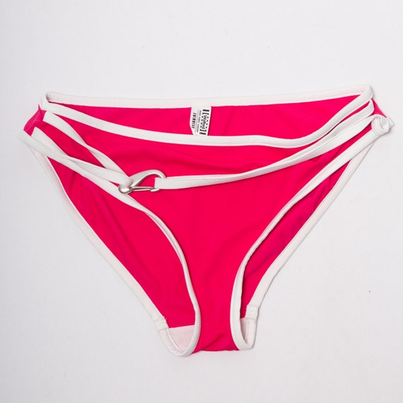 WOLFORD Vintage High Waisted Bikini Bottom Mod Pink Swim Pants | Etsy