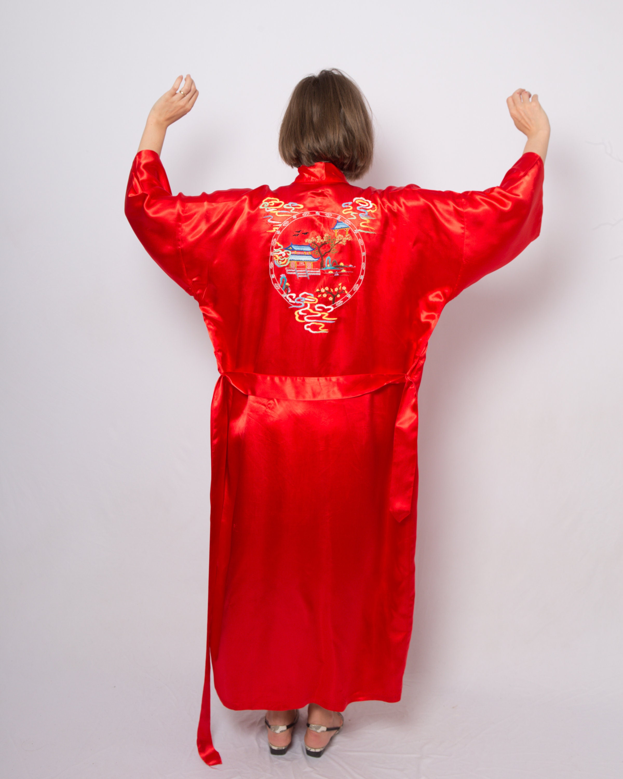 oriental bathrobe