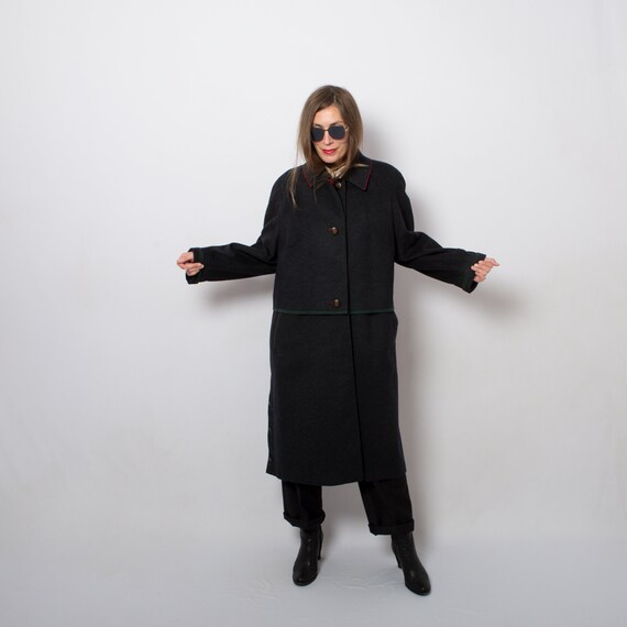 ORIGINAL Loden Long Wool Coat Men Wool Overcoat Me