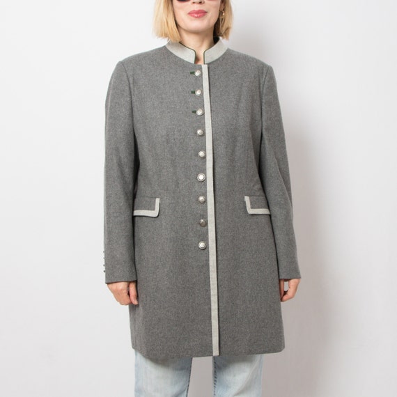 Womens Dark Grey Bavarian Trachten Jacket main image 1