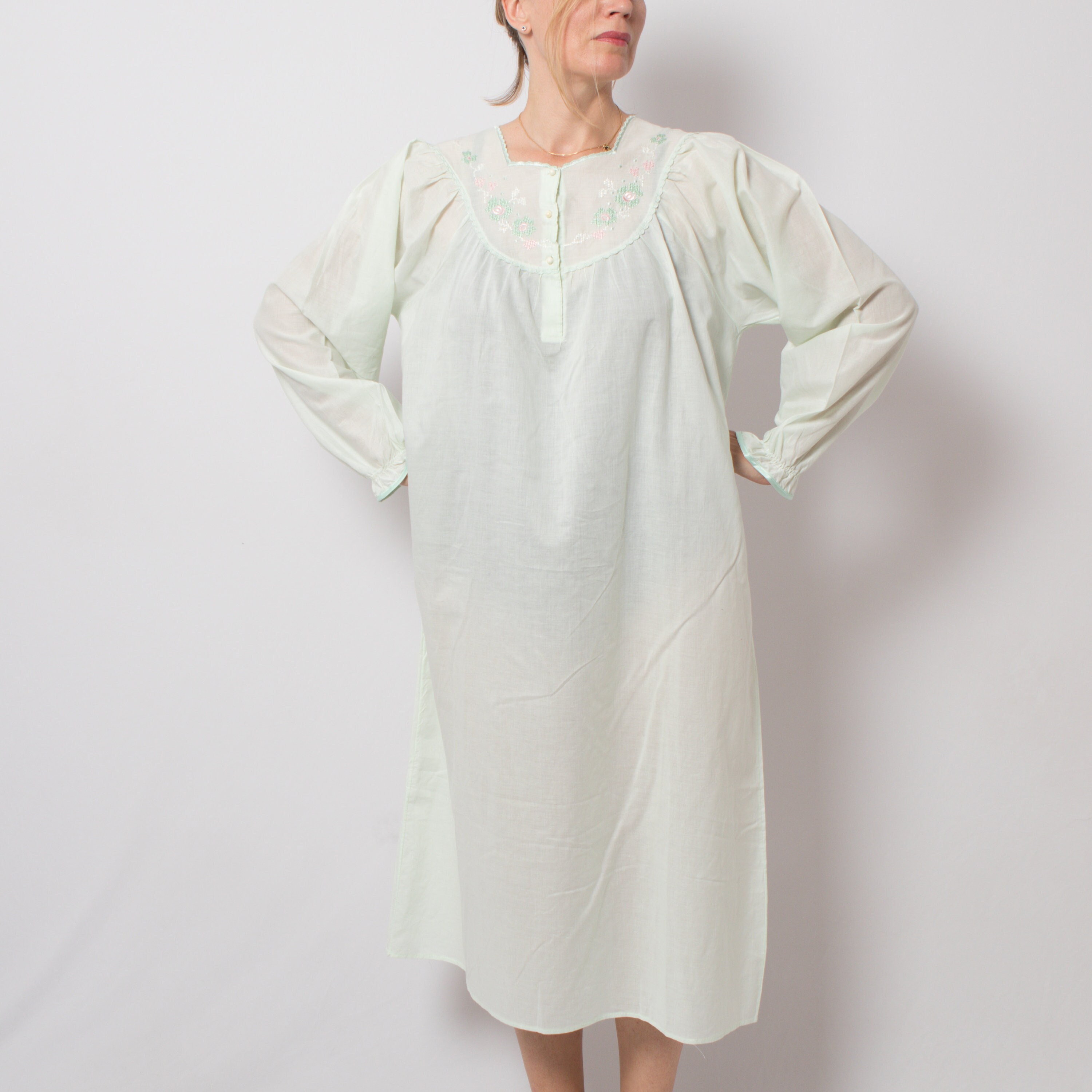 Eileen West Nightgown Etsy UK