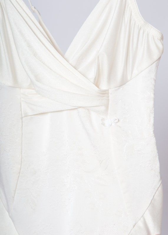 LA PERLA White  Bodysuit Sexy Bodysuit Satin Whit… - image 4
