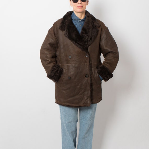 Vintage 90s RENE LEZARD Shearling Coat Double Breasted Sheepskin Jacket Size L Gift for Wife - Etsy Vintage 90s RENE LEZARD Shearling Coat Double Breasted Sheepskin Jacket Size L Gift for Wife - Etsy