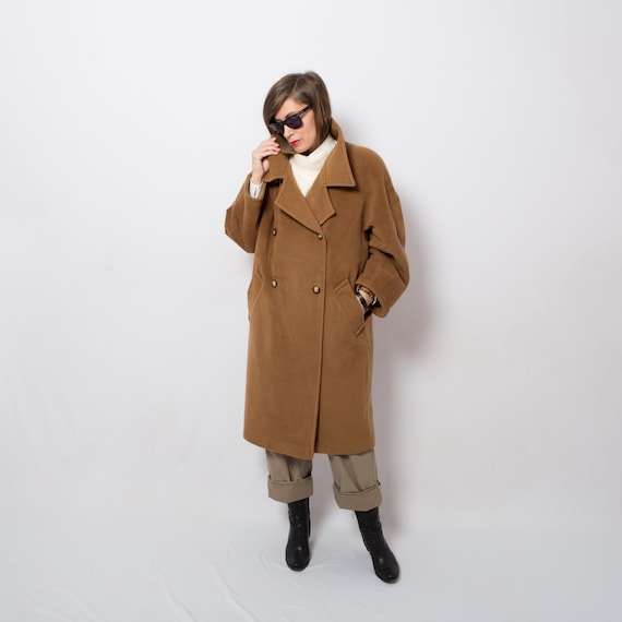 Max Mara Coat Oversized Coat Camel Coat Double Bre