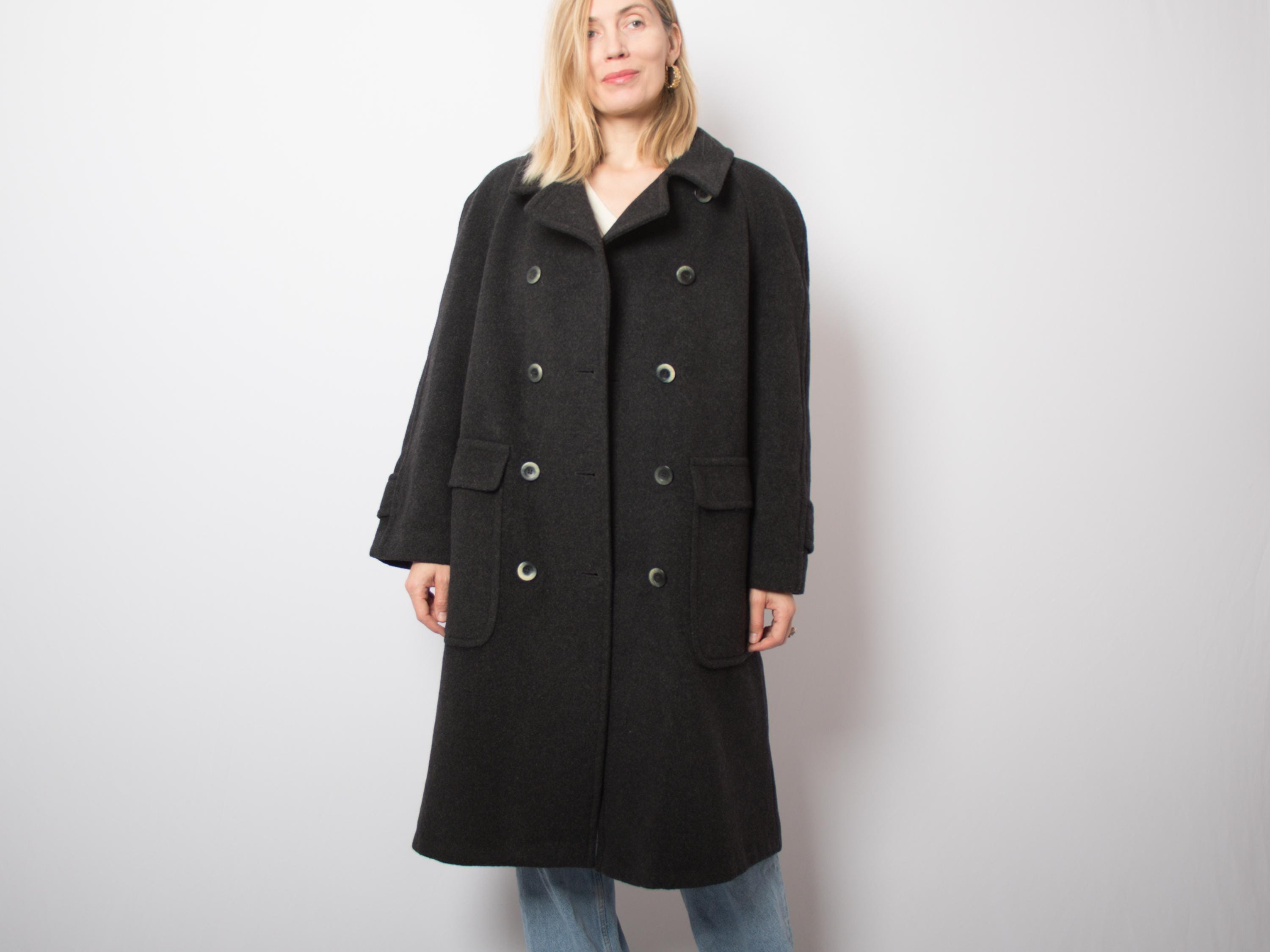 c-boy style EURO Vintage mohair longcoat