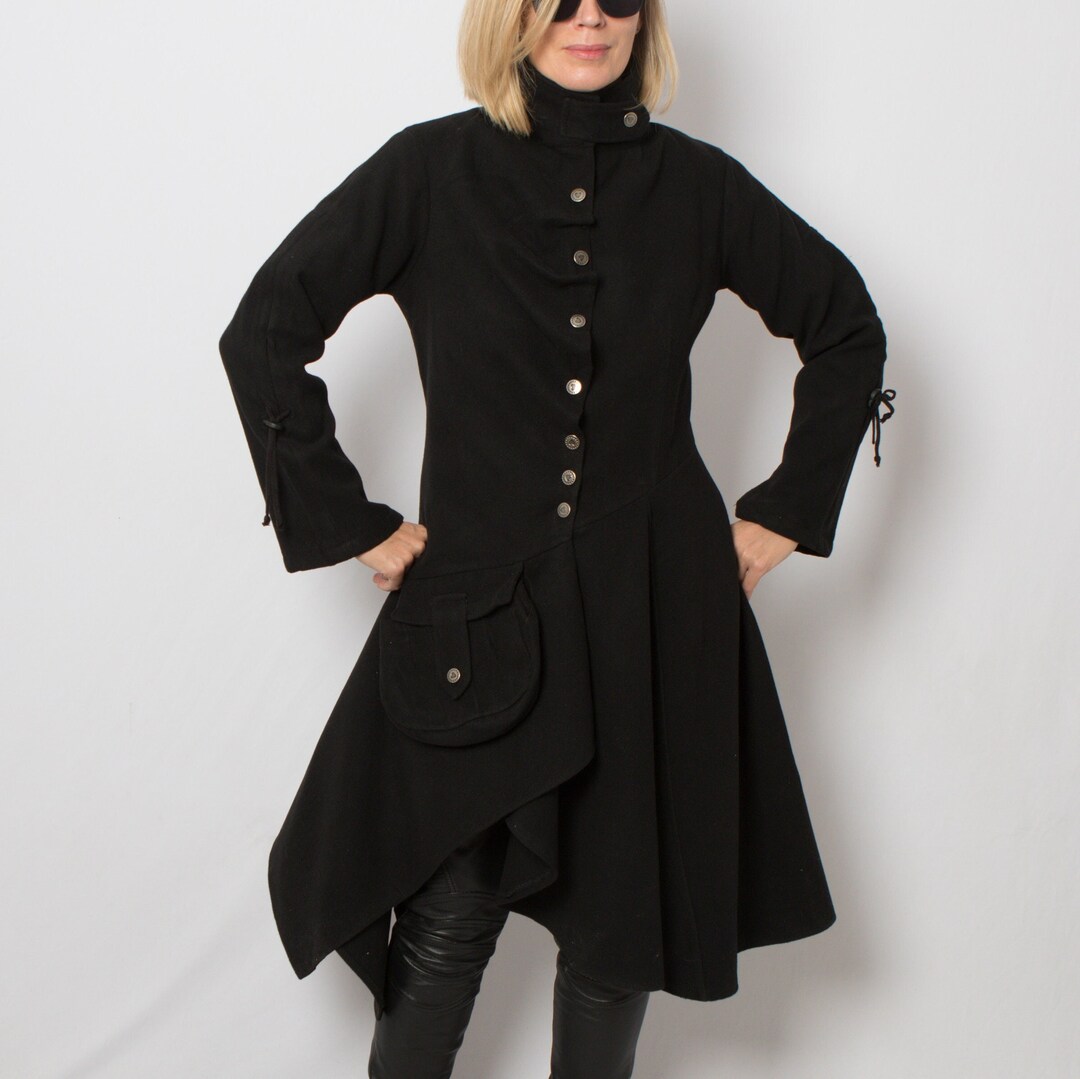 Aesthetic Goth Coat Gothic Coat Steampunk Coat Steampunk Frock - Etsy