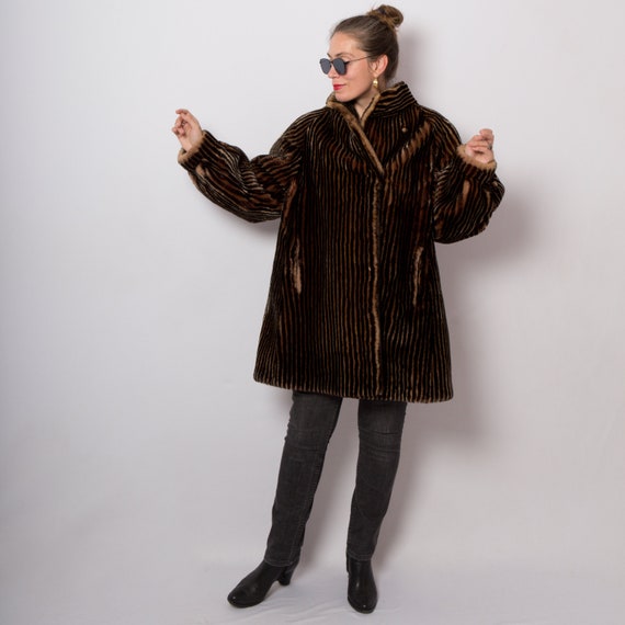 RARE Sheepskin Coat Sheepskin Fur Coat Teddy Jacke