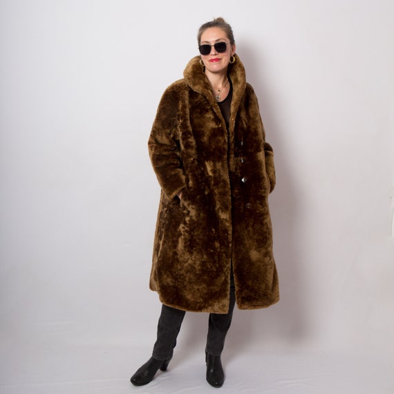 UNIQUE Teddy Coat RARE Sheepskin Coat Sheepskin Fu