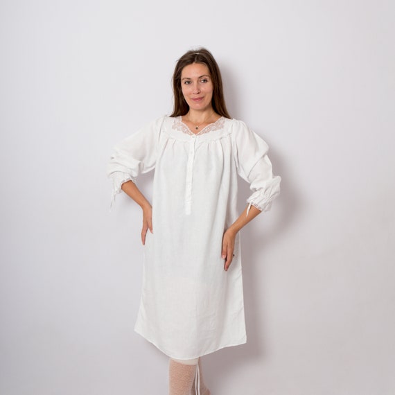 MAGIC Linen Nightgown Linen Nightie Chemise Victor