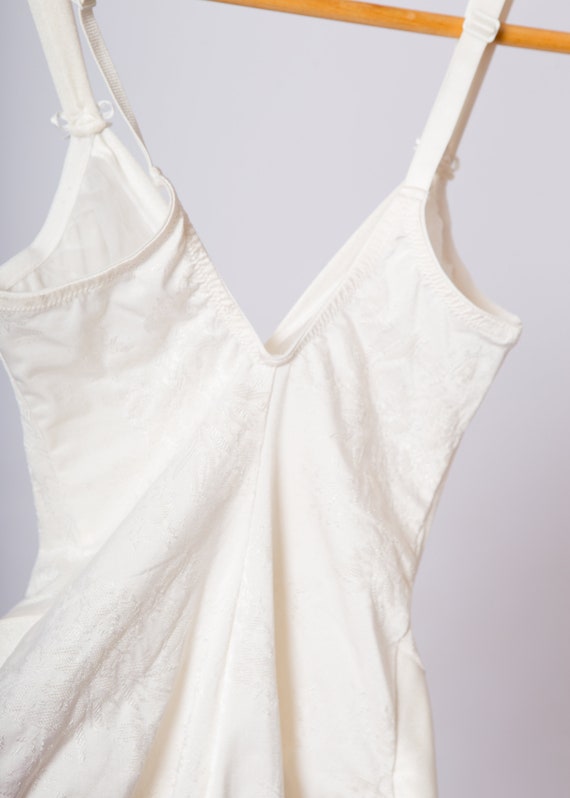 LA PERLA White  Bodysuit Sexy Bodysuit Satin Whit… - image 8