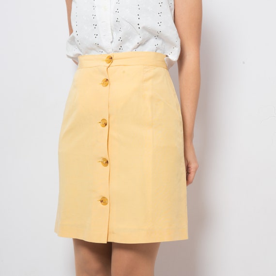 90s Mini Skirt Button Down Skirt ALBA FORNARI Small Size Gift for Girlfriend Etsy