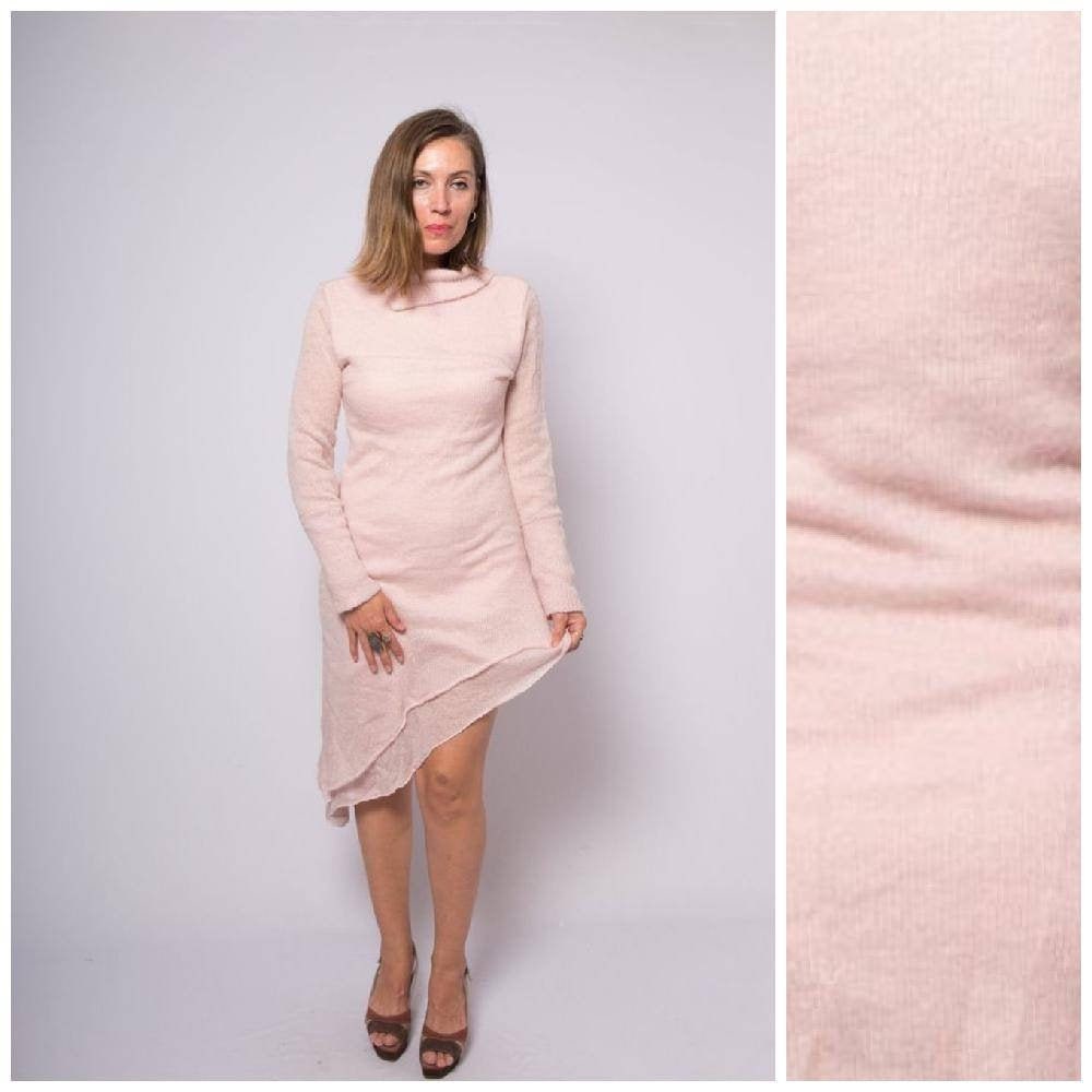 pastel jumper dress