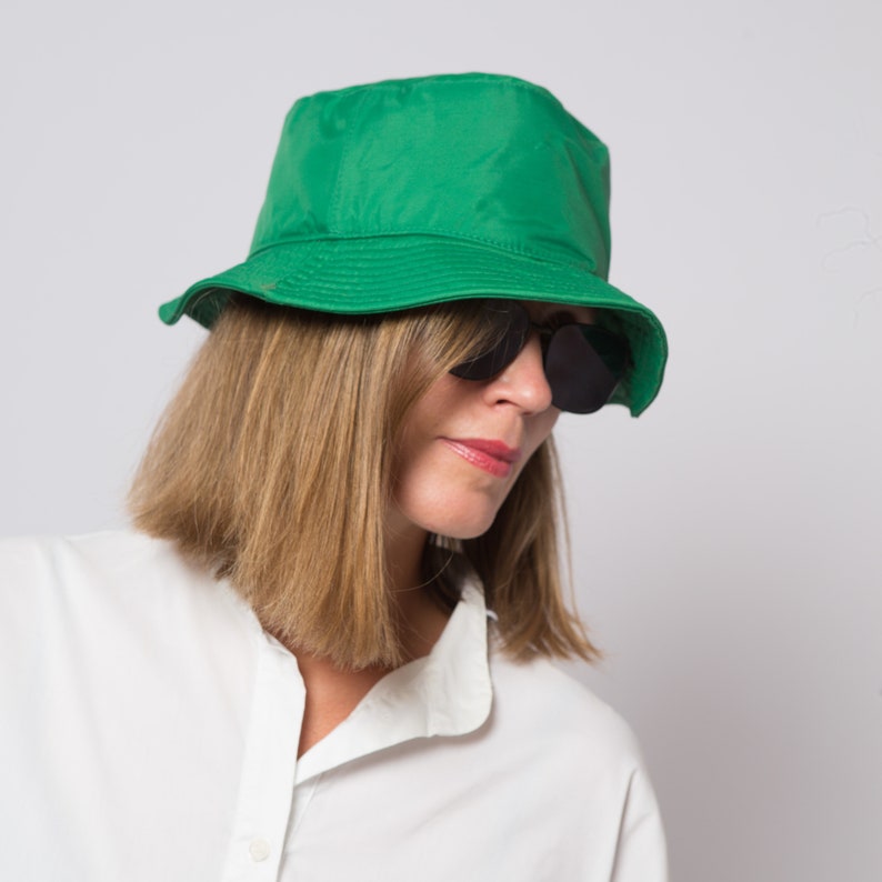 90s Green Funny Bucket Hat Unisex Gift for Girlfriend Boyfriend image 6