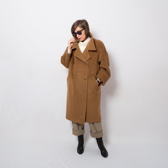 90s Max Mara Coat Double Breasted Overcoat Oversi… - image 1