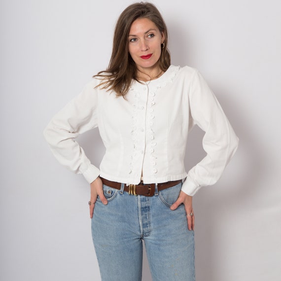 White Button Up Blouse White Lace Blouse Duchess R