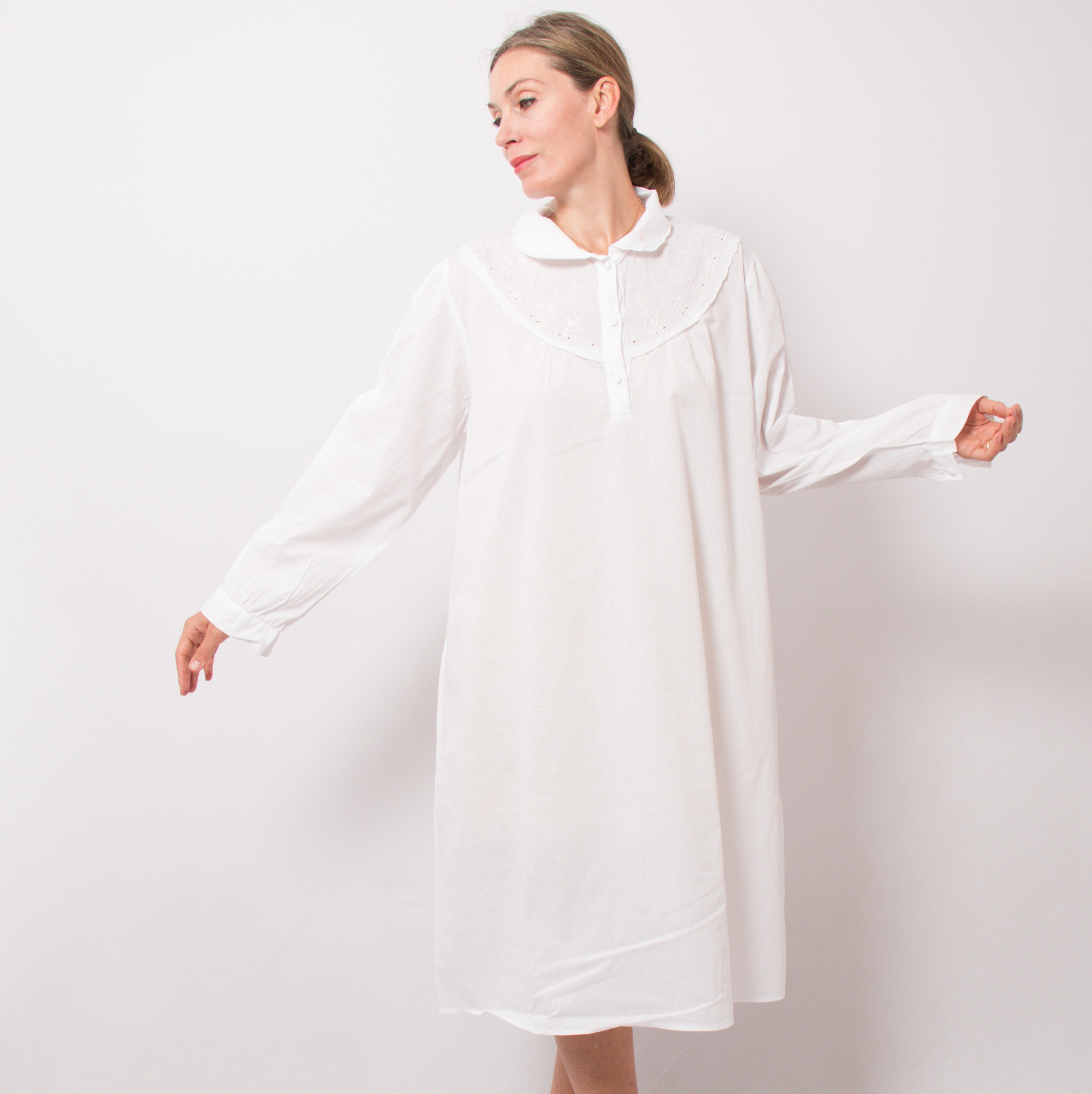 Romantic Victorian Nightdress Women 