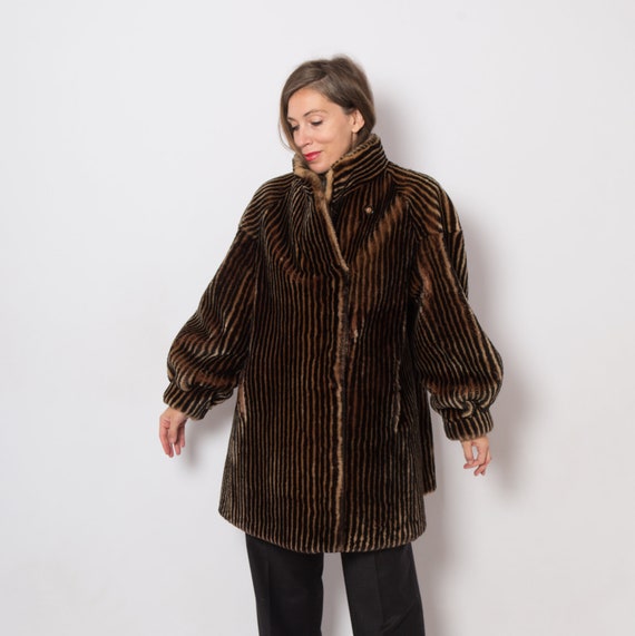 RARE Sheepskin Coat Sheepskin Fur Coat Teddy Jacke