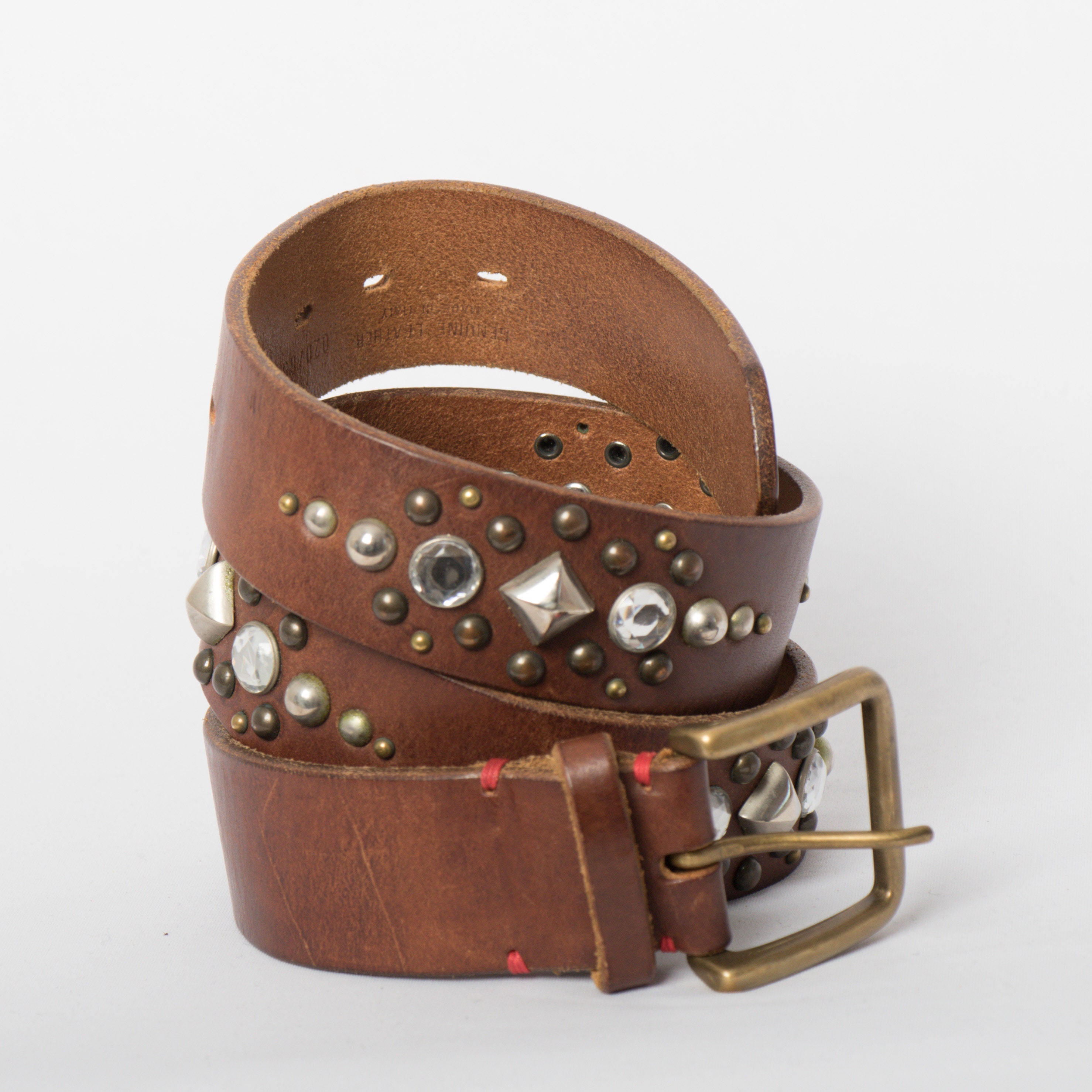 Studded Belt Vintage Leather - Etsy Studded Belt Vintage Leather - Etsy