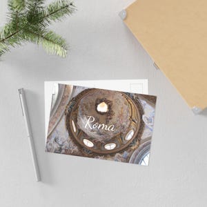 Cartões postais elegantes de Roma, decoração artística para casa, lembrança de viagem vintage, perfeitos para cumprimentos, arte de parede, amantes de viagens