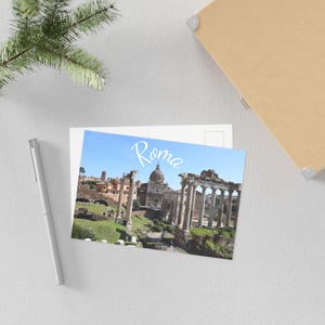 Roma Fine Art-postkaarten | Ansichtkaartenset reissouvenir | Vintage kunstafdrukken | Set van 5 | Woondecoraties | Cadeau voor reizigers