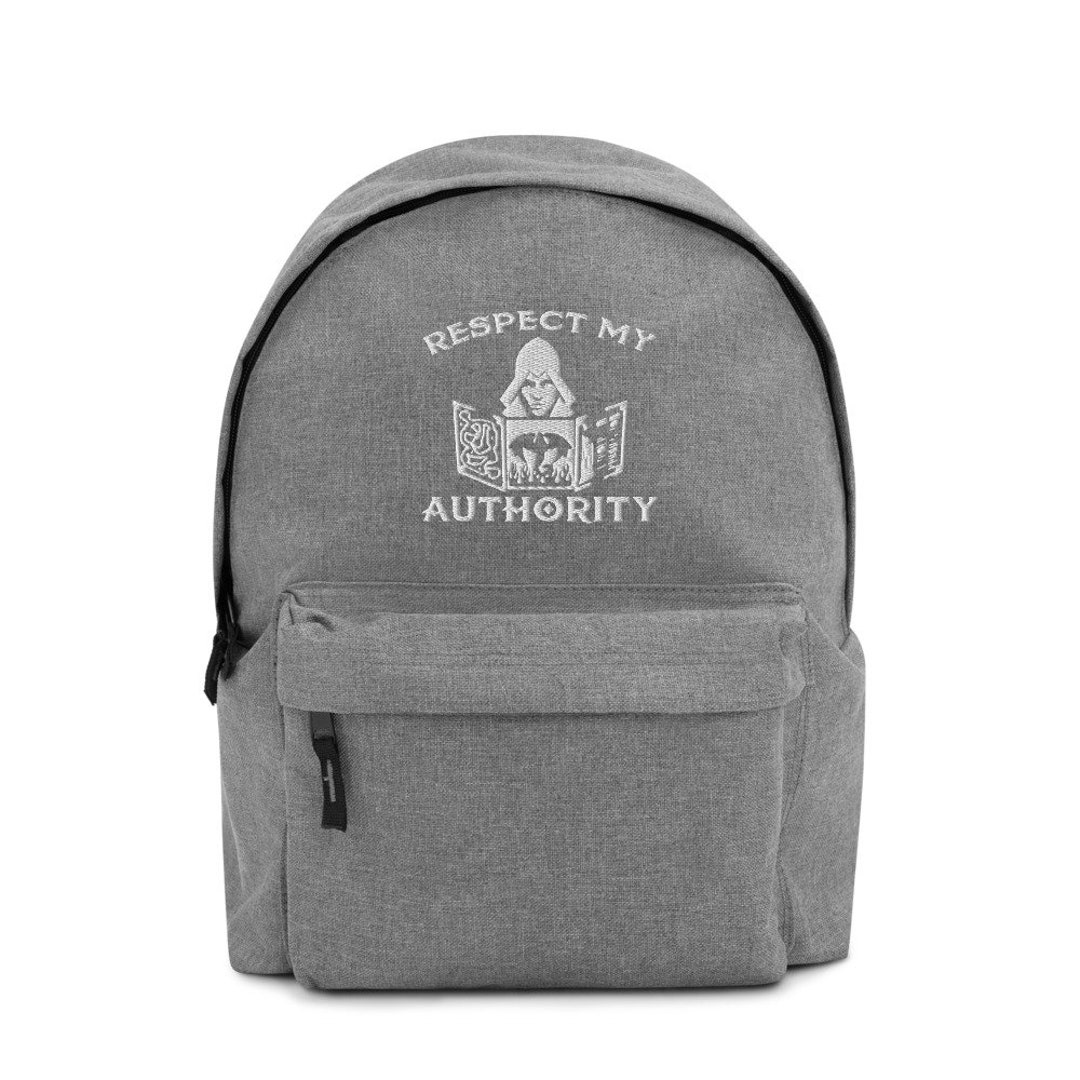 Respect My Authority Backpack Etsy