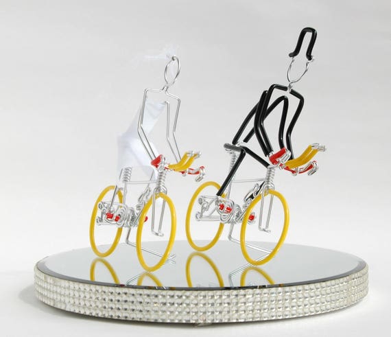 Wedding Cake Topper Triathlon Bike Wedding Cake Topper Etsy