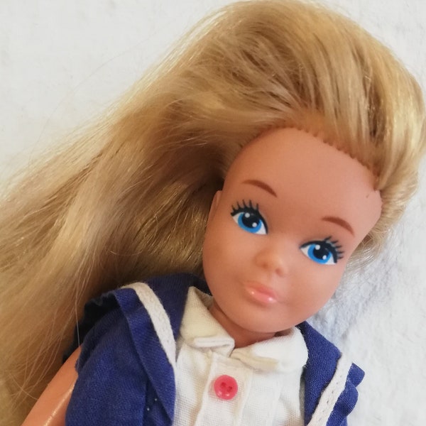 Barbie Music lovin Skipper Doll Superstar Blond Teen Maritime Marine Outfit Mattel 80s Vintage