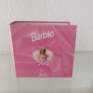 Barbie Atlas Libro Barbie Carpeta de Archivos Tarjetas Comerciales Coleccionando Libro de Coleccionista 1998 Vintage