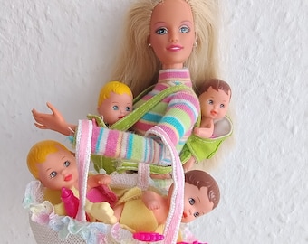 Barbie Cool Sitter Teen Skipper with Babies Babysitter #20334 Mattel 1998  Vintage