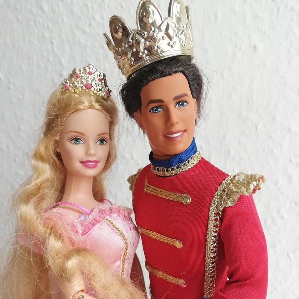 Barbie Clara Prinzessin Princess im Nussknacker Nutcracker und Ken Puppe Doll Prinz Prince Erik Eric 2001 Mattel Vintage