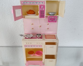 ヴィンテージ　アメリカ　ドリームキッチン　バービー ブライス バービー スウィートローズ クッキングセンター キッチン、バービー