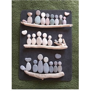 Pebbles stones pebbles pebble sets people pets cat dog couple family children heart love cohesion in gray beige colorful 456