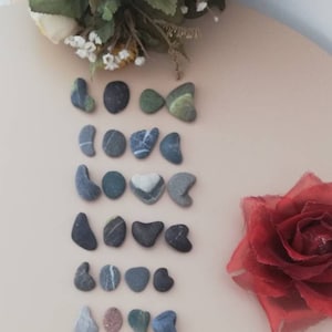 Set LOVE made of pebbles stones pebbles pebble stone heart pebble heart heart love 235