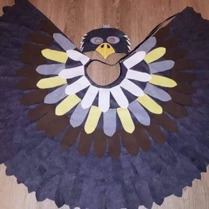 Fasching Kostüme Vogel Adler Raubvogel Falke Habicht Rabe Bild 2