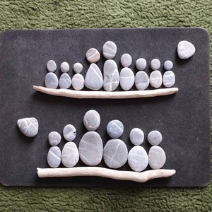 Pebble stones pebbles pebble sets stone image family love children parents grandparents cohesion anniversary wedding day in gray and white 464
