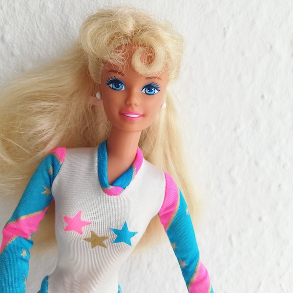 Super Gymnast Barbie Olympia Olympic Gymnast Sport Barbie Mattel 90s Vintage