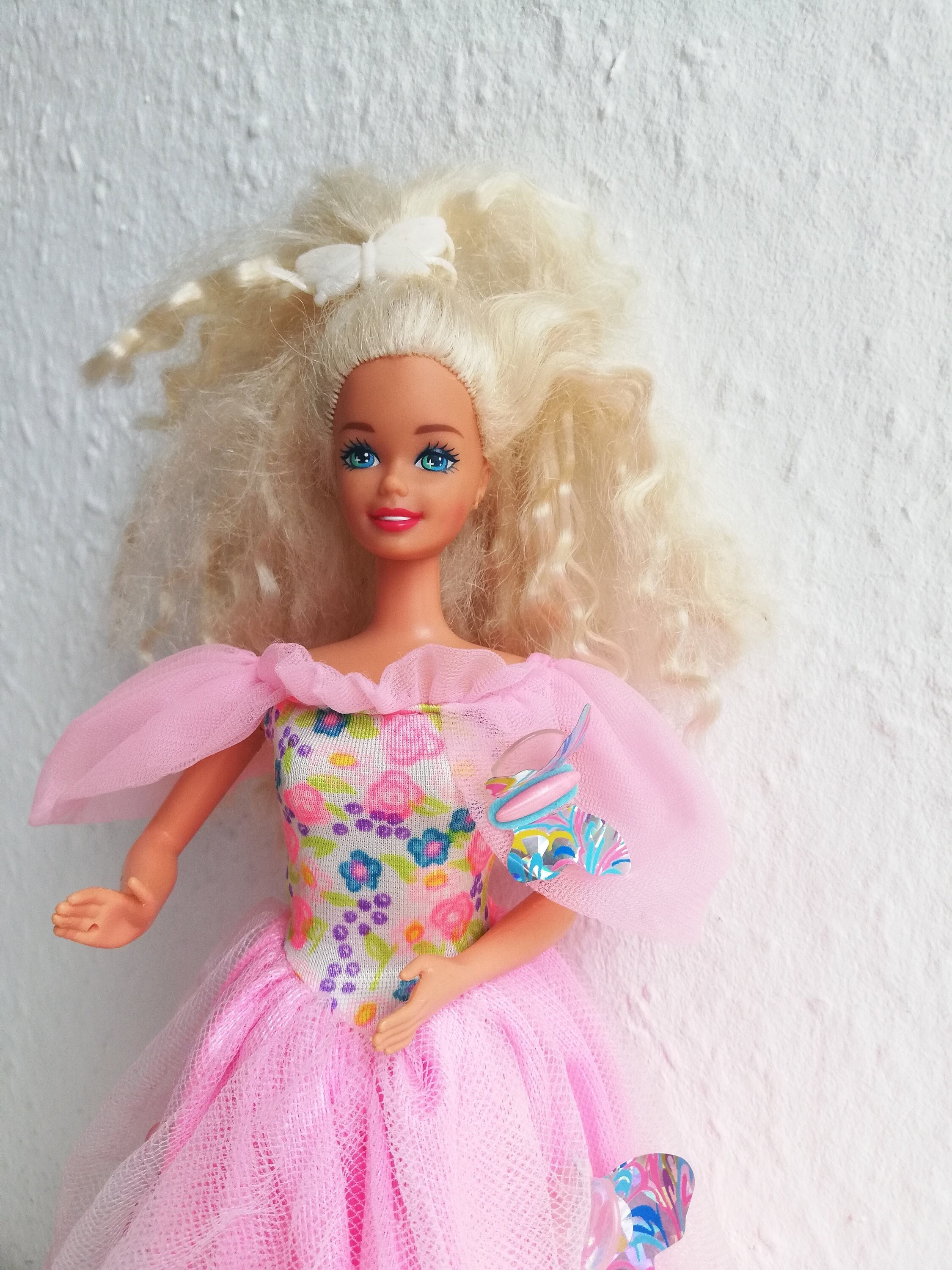 Barbie Butterfly Princess Butterfly Princess Barbie Blond Mattel 90s 1994 Vintage Etsy Denmark