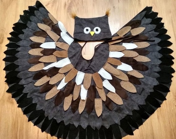 Fasching Kostüme Vogel Eule Rabe Spatz Specht Eulin