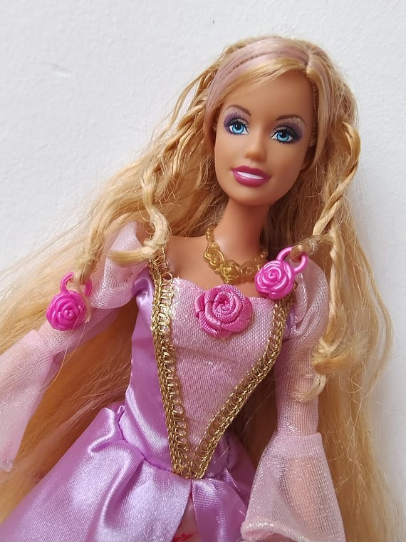 Barbie Cut N Style Rapunzel Princesa Princesa Mattel Vintage