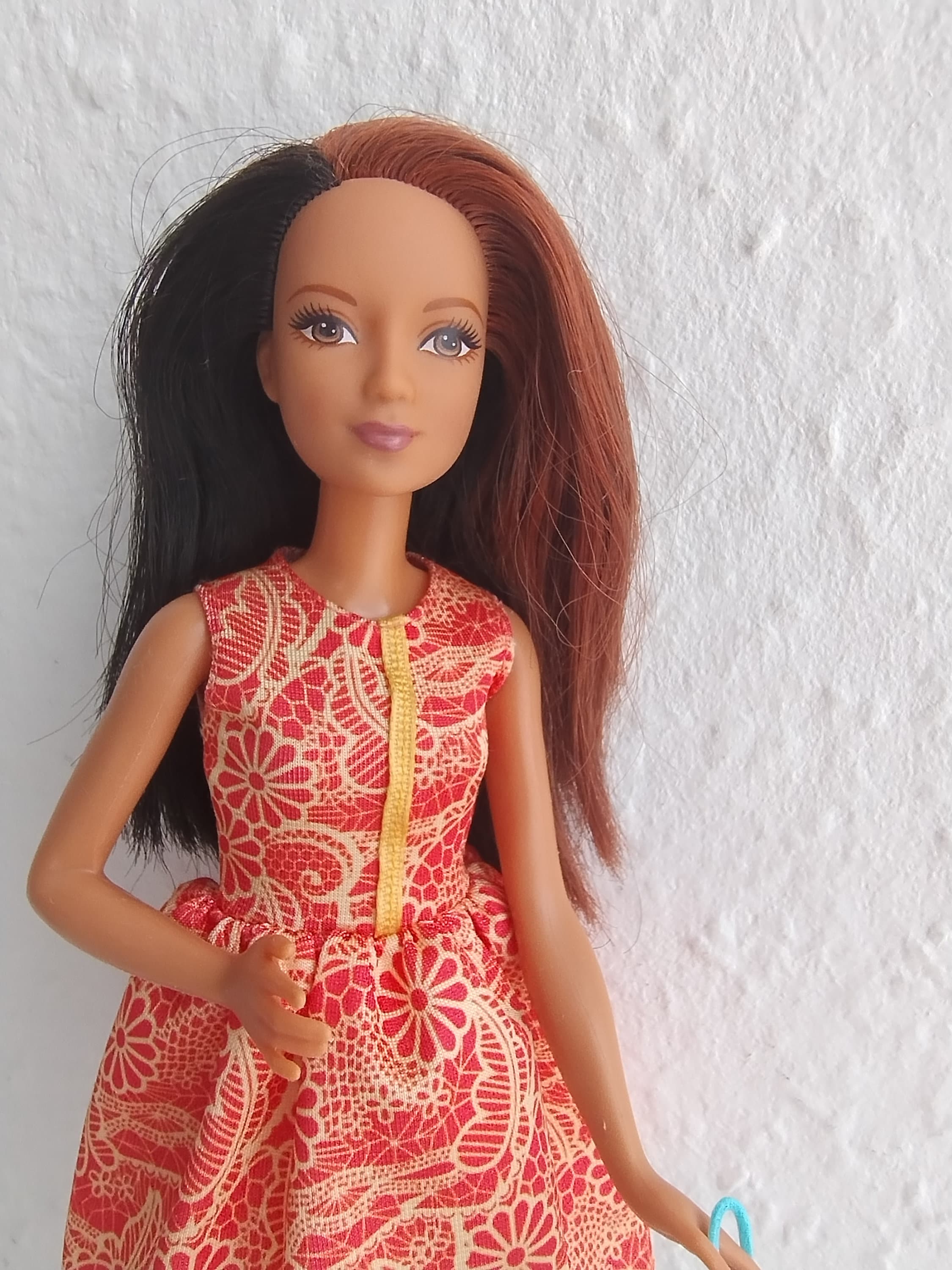 Barbie Fashionistas Pretty in Paisley Pettite Doll Doll 41 Mattel DTF04 -  Etsy Israel