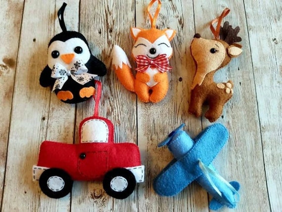 Felt Pendants Felt Pendants With Different Motifs Etsy Canada