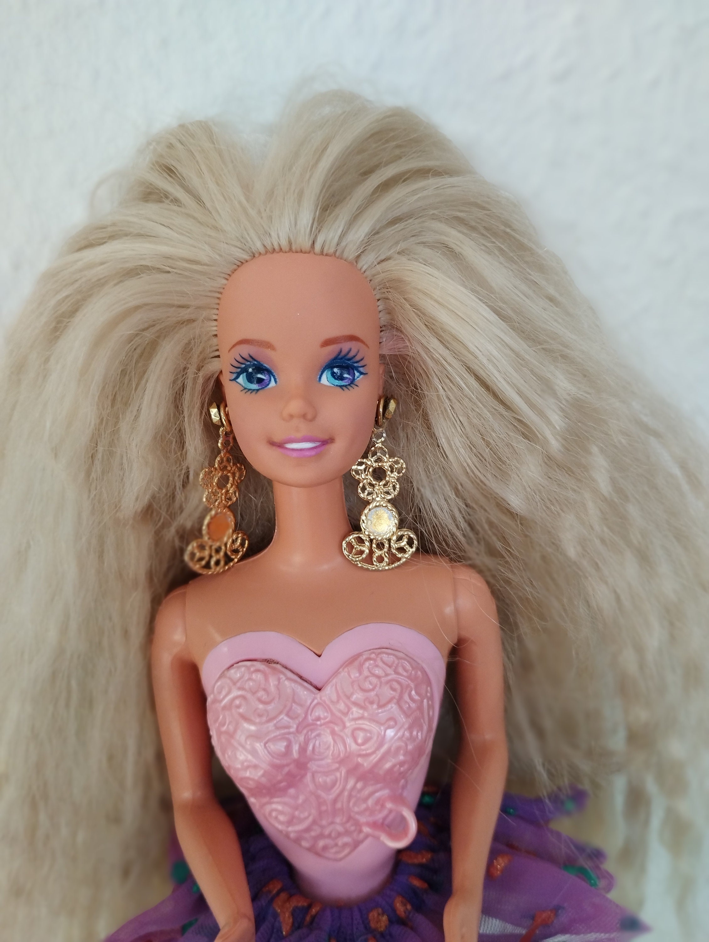 Locket Surprise Magic Treasure Barbie Blond Mattel 90s Vintage Etsy UK