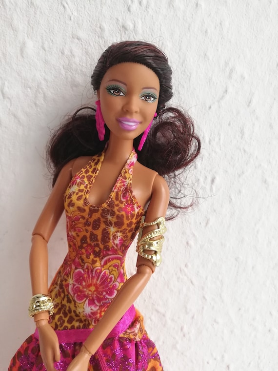 Barbie Fashionistas in the Spotlight Nikki Barbie Doll Mattel Vintage Etsy Israel