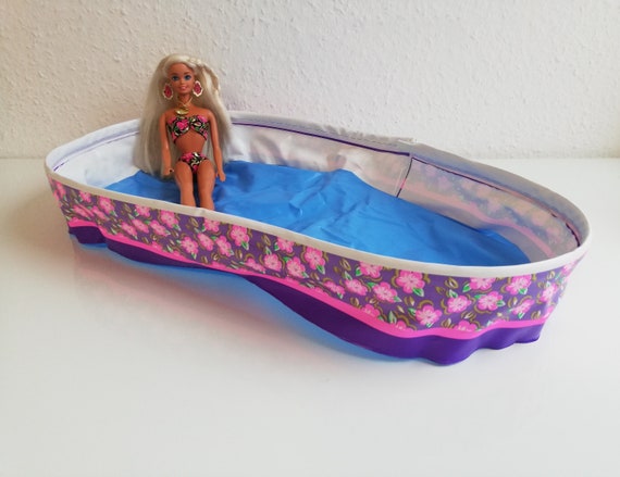 Barbie Tropical Splash Swimming Pool and Spa Pool Party Swimming Pool  Bathing Fun Mattel 1994 Vintage 90s 